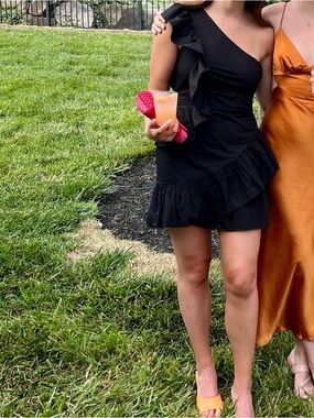 Anthropologie Maeve Black Dress